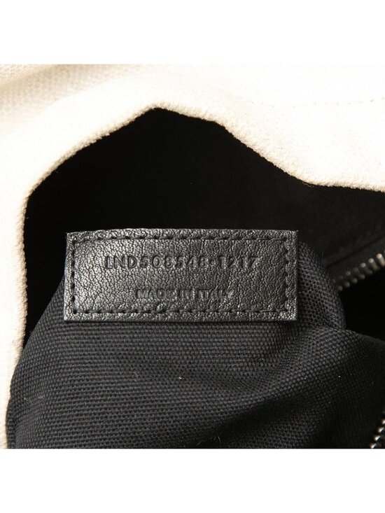 Saint Laurent Rive Gauche Backpack White Linen Leather main image 5